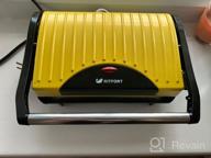 img 1 attached to Sandwich maker Kitfort KT-1609 Panini Maker, red review by Ewa Baran ᠌