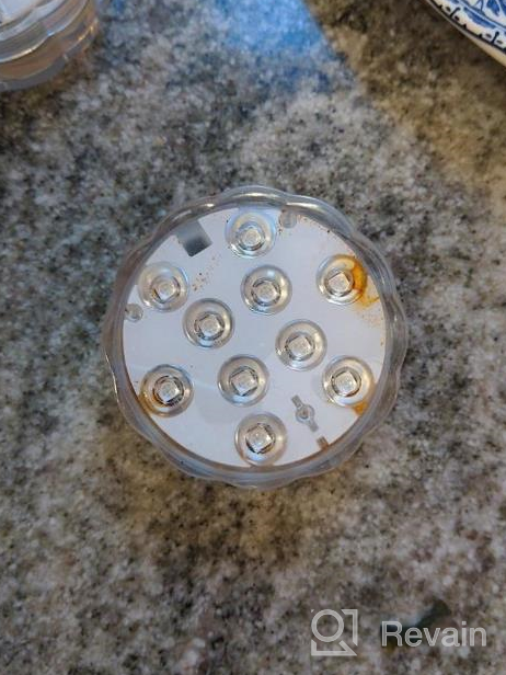 img 1 attached to Color Changing LED Submersible Tea Lights For Spa, Garden, Fish Tank And More - Pack Of 2 review by Michael Moulton