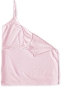 img 4 attached to Delicate Seams Training Camisole Lightweight Girls' Clothing : Tops, Tees & Blouses