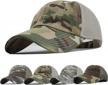 hh hofnen unisex baseball cap with mesh back and adjustable cotton dad hat - plain design logo