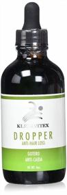 img 4 attached to Kleravitex Anti-Hair Loss Dropper: натуральная сыворотка для роста волос для истончения волос, лечения облысения и перхоти.