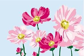 img 2 attached to 🎨 Diy Oil Painting: Paint-by-Number Kits for Kids - Create Stunning Blooming Flowers (20x30cm)