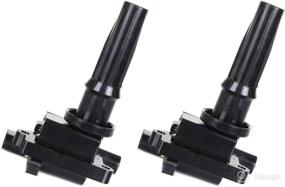 img 4 attached to 🔥 ENA Set of 2 Ignition Coil Pack for Kia Optima Santa Fe Magentis Sonata L4 2.4L, Compatible with UF-285 C1226 - Replacement Option