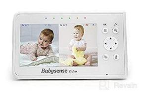 img 2 attached to 👶 Enhanced Split-Screen Video Baby Monitor V43 - Parent Unit