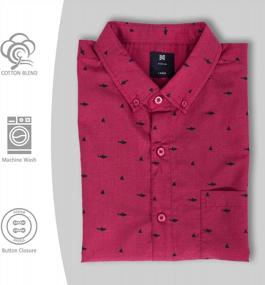 img 1 attached to Shop The Best Range Of Visive Men'S Short Sleeve Button-Down Printed Shirts With 45+ Novelty Prints In Sizes S - 4XL