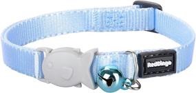 img 1 attached to 🐱 Adjustable Light Blue Kitten Collar by Red Dingo - One Size Fits All