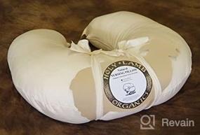 img 2 attached to 🤱 Holy Lamb Organics Wool and Cotton Nursing Pillow: Ultimate Comfort and Support for Nursing Moms