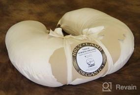 img 3 attached to 🤱 Holy Lamb Organics Wool and Cotton Nursing Pillow: Ultimate Comfort and Support for Nursing Moms