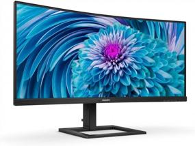 img 1 attached to Upgrade Your Display with Philips 346E2CUAE Frameless Ultrawide Computer Monitor: 3440X1440P, 100Hz, Curved Screen, Swivel Adjustment and More!