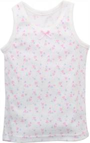 img 1 attached to VeaRin Toddler Little Girls' 3 Pack Tanks Tops Camisoles Undershirts