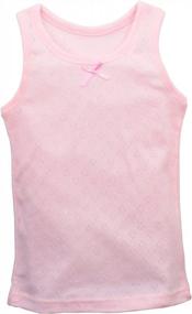 img 2 attached to VeaRin Toddler Little Girls' 3 Pack Tanks Tops Camisoles Undershirts