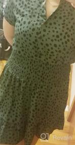 img 5 attached to Minipeach Women'S Summer Polka Dot Ruffle Short Sleeve Dress Casual Mini Dress
