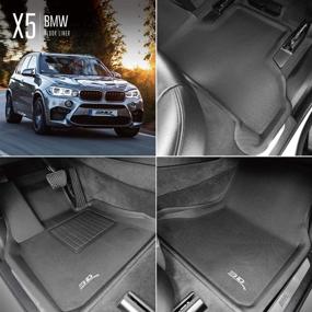 img 3 attached to 🚗 Custom Fit All-Weather Floor Mats for BMW X5 2014-2018 / BMW X6 2015-2019, Kagu Series, Black