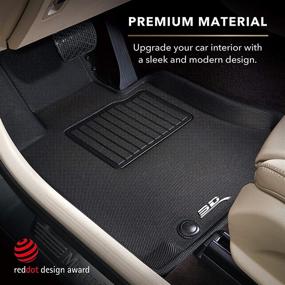 img 2 attached to 🚗 Custom Fit All-Weather Floor Mats for BMW X5 2014-2018 / BMW X6 2015-2019, Kagu Series, Black