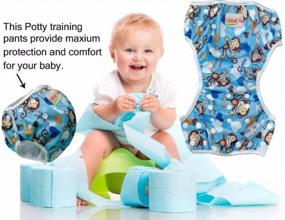 img 1 attached to Baby Unicorn Print Swim Diaper Reusable Washable And Adjustable For Swimming (YK52)
