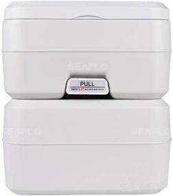 img 1 attached to SEAFLO Portable Toilet - Ideal for RV, Boat, and Camping with 5.3 Gallon Capacity