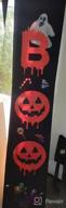 img 1 attached to Welcome Trick Or Treaters In Style With Outdoor Halloween Decorations & Signs review by Richard Eledge