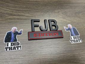 img 1 attached to 2PCS FJB Edition Truck Bumper Stickers
