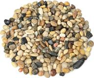 ๐ชจ natural polished pebbles: small decorative stones for succulent, bonsai, landscaping & more - 2.5lb logo