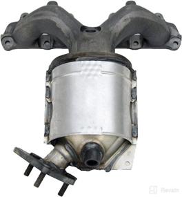 img 4 attached to Enhanced Performance: Walker Exhaust CalCat Carb 82444 Direct Fit Catalytic Converter with Integrated Manifold