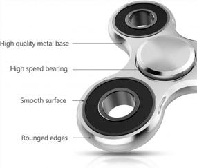 img 1 attached to High Speed And Durable Fidget Spinner Toy For ADHD, Anxiety And Stress Relief - Perfect For Both Adults And Kids
