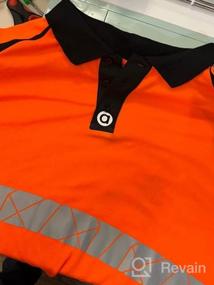 img 5 attached to Stay Visible & Safe With SHORFUNE Reflective Safety Shirt For Running, Cycling, Walking And Working