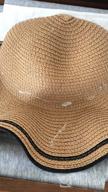 img 1 attached to Women'S Zsedrut Summer Beach Sun Hat With Bowknot - Foldable Visor Floppy Wide Brim Straw Cap review by Josh Ulrich