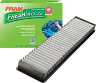 🚗 optimized fram fresh breeze cabin air filter with arm &amp; hammer baking soda, cf9594a for mini vehicles - white логотип