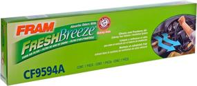 img 2 attached to 🚗 Optimized FRAM Fresh Breeze Cabin Air Filter with Arm &amp; Hammer Baking Soda, CF9594A for Mini Vehicles - White