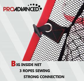 img 2 attached to Master Your Swing With The PROADVANCED Infinity Pop Up Net - Ultimate Multisport Indoor/Outdoor Hitting Net With Ball-Return System