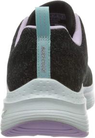 img 2 attached to Skechers Womens Sneaker Black Lavender Women's Shoes : Athletic