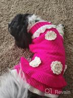 img 1 attached to Joytale Small Dog Sweater Turtleneck Dress: Stylish Winter Cable Knitwear for Cats, Puppies, and Small Dogs review by Therealwesley Shaw
