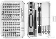 🔧 rartop 130-in-1 precision screwdriver set with 120 bits – magnetic repair tool kit for electronics, iphones, jewelers, game consoles – white, mini built-in box логотип