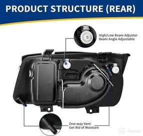 img 2 attached to 🚗 Enhance Your 2002-2005 Jetta with AUTOSAVER88 Chrome Headlight Assembly (No Fog Lamps)