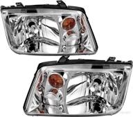 🚗 enhance your 2002-2005 jetta with autosaver88 chrome headlight assembly (no fog lamps) логотип