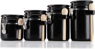 foraineam 4 piece canister airtight container storage & organization best: kitchen storage & organization логотип