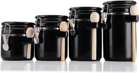 img 4 attached to Foraineam 4 Piece Canister Airtight Container Storage & Organization best: Kitchen Storage & Organization