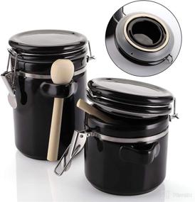 img 2 attached to Foraineam 4 Piece Canister Airtight Container Storage & Organization best: Kitchen Storage & Organization