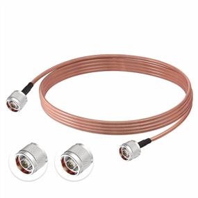 img 4 attached to Boost Your Cell Signal With Superbat'S RG142 Coaxial Cable - High Power And Low Loss With N Male To N Male Connectors For Optimal Amplification
