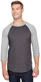 img 1 attached to Champion Ringspun Baseball T Shirt CP75 Men's Clothing for Active