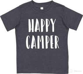 img 1 attached to 🏕️ Kids Outdoors Happy Camper Camping Tee by 7 Ate 9 Apparel