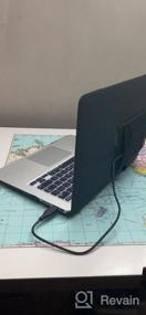 img 5 attached to Держатель для переноски внешнего жесткого диска Epessa Stick-On, портативный многоразовый карманный чехол для хранения стилуса, беспроводной мыши, кабелей, наушников, совместимый с ноутбуком MacBook и Ipad