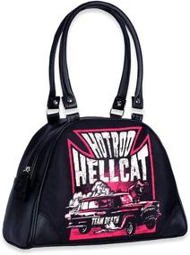 img 1 attached to Hotrod Hellcat Bowler Purse Baron Women's Handbags & Wallets : Top-Handle Bags