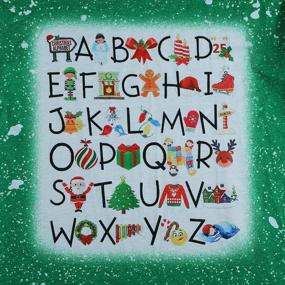 img 1 attached to Women'S Funny Alphabet Christmas Teacher T-Shirt - Inspirational Kindergarten Teaching Tee