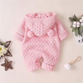 img 1 attached to Puseky Knitted Toddler Sweater Outwear Apparel & Accessories Baby Boys - Clothing