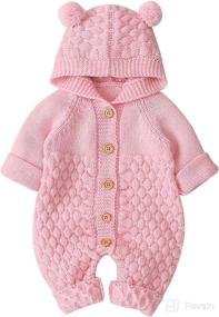 img 4 attached to Puseky Knitted Toddler Sweater Outwear Apparel & Accessories Baby Boys - Clothing