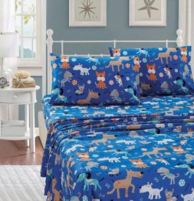 img 1 attached to 🛏️ Colorful and Cozy: Kids Zone Home Linen Multi Color Bedding for Kids' Bedding