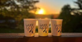 img 2 attached to Toast To The Summer With Lake Life Celebration Party Cups - 12 Pack