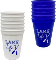 toast to the summer with lake life celebration party cups - 12 pack logo