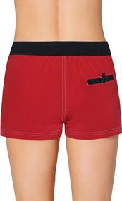 img 3 attached to Stay Active & Comfortable With Meegsking Women'S Quick Dry Sports Board Shorts